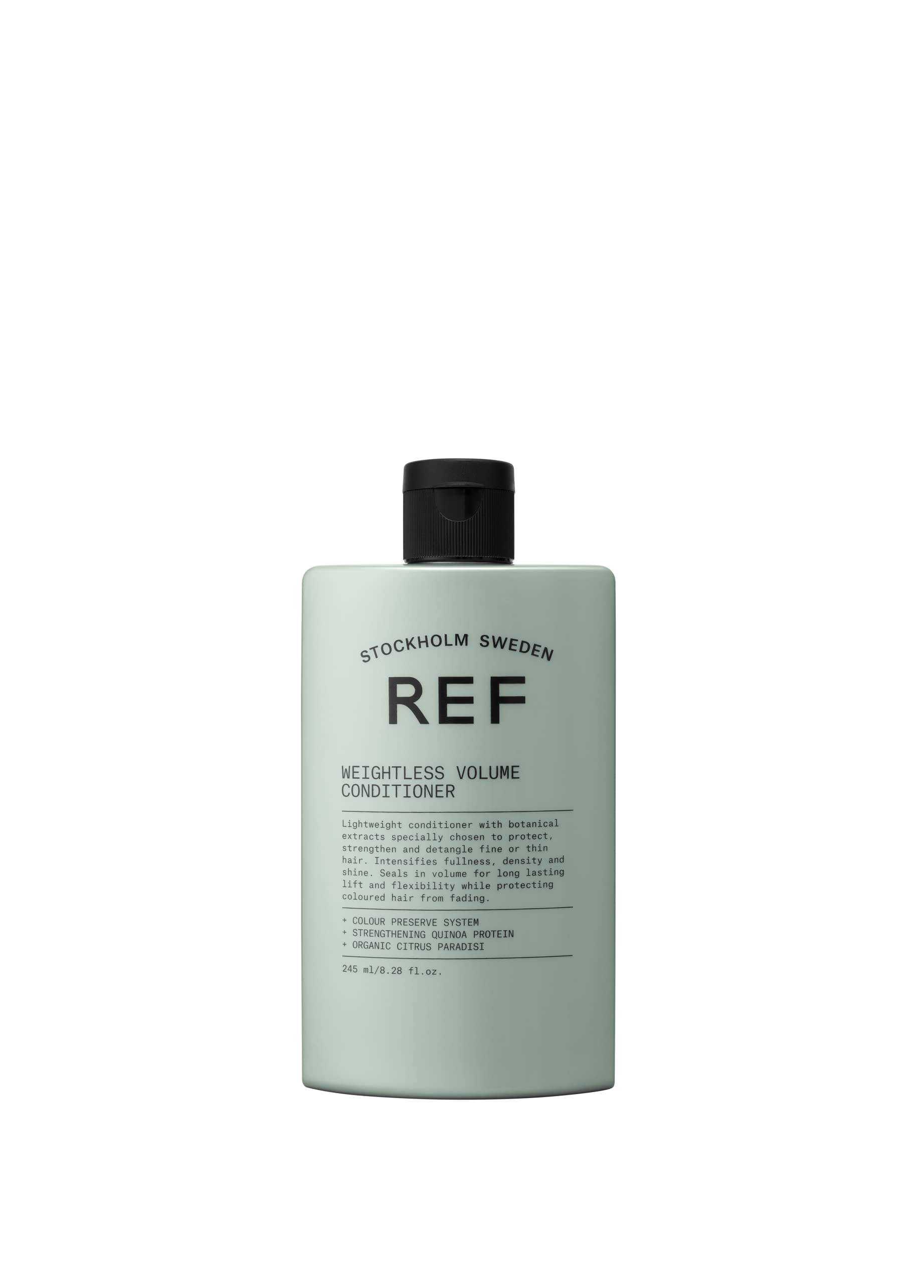 REF | Acondicionador Weightless Volume | Protección, Fortalecimiento y Nutrición del Cabello | Para el Cabello Natural y Teñido | Aumenta la reflexión del color| Aumenta el Brillo | 100 ml