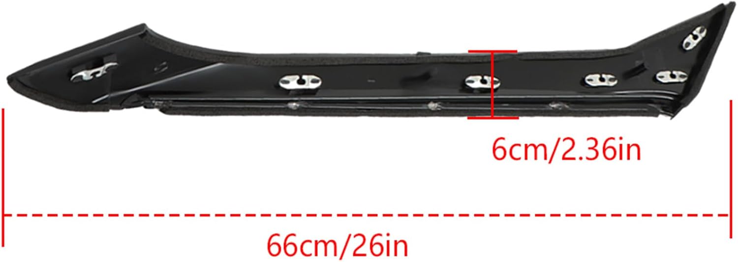 Rear Left Side Pillar Molding Trim Replacement for 2016 2017 2018 2019 2020 2021 Maxima