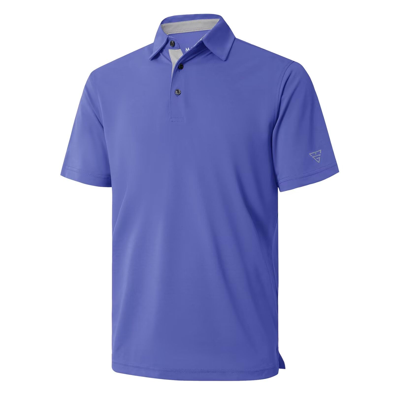Mens Golf Shirt Short And Long Sleeve Moisture Wicking Dry - Main Image