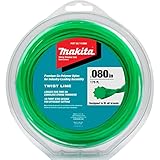 Makita T-03866 Twisted Trimmer Line, 0.080”, Green, 175’, 1/2 lbs.