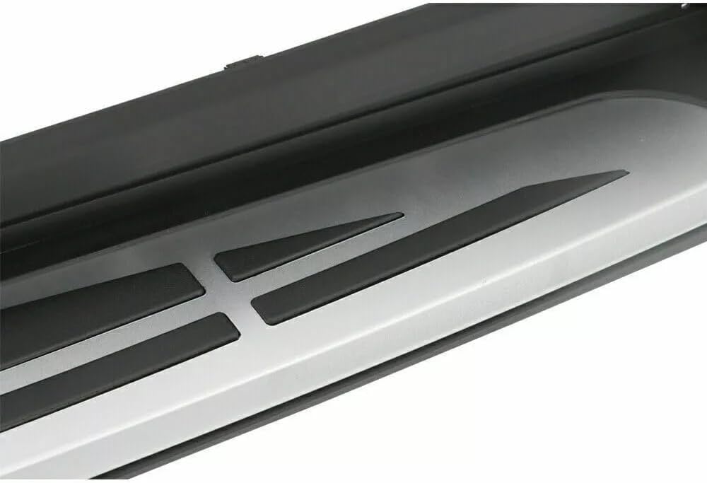 2PCS Fits for Side Steps H Tucson 2021 2022 2023 2024 2025 Running Board Silver Nerf Bar