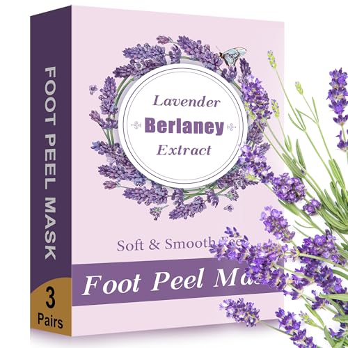 Foot Peel Mask with Organic Lavender - Berlaney