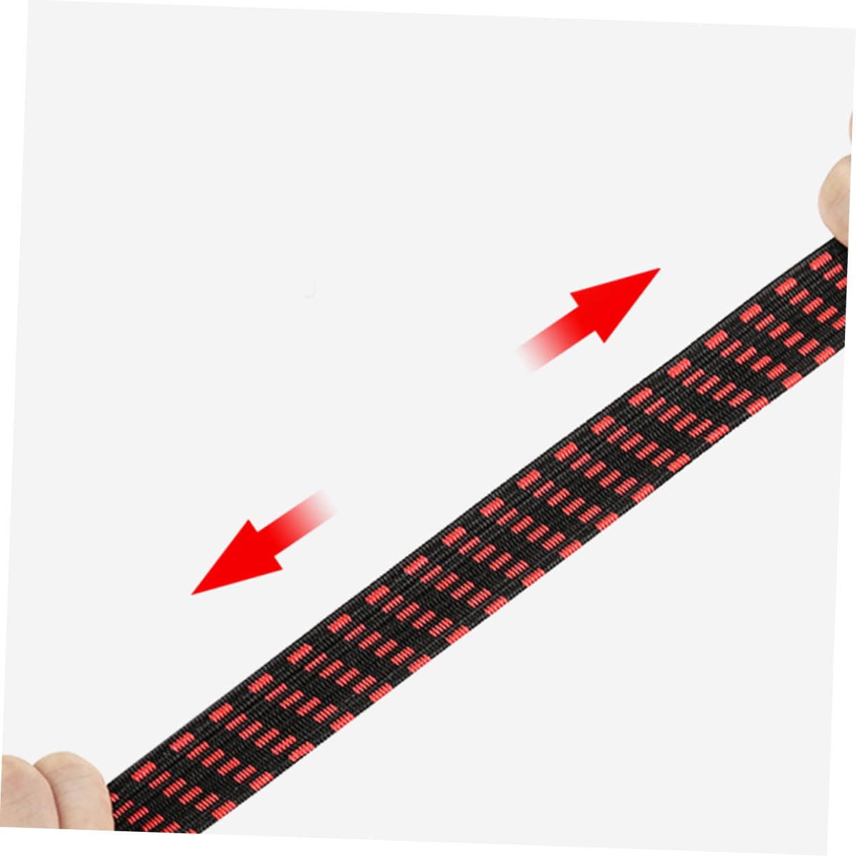 Cuerda de Salto Bungee para Bicicleta, Correas de Equipaje para Maletas Anchas, trinquete de Bicicleta, Correa de Amarre, Cuerda elástica, Banda elástica, mosquetón, Correa de Cuerda elástica (Rojo