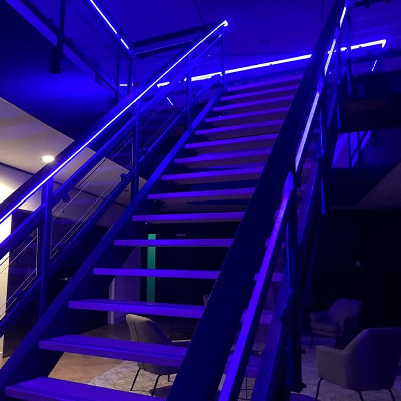 B·LED BARCELONA LED - Neón LED flexible RGB 24V DC- 12X12mm - 10 metros - Kit completo - 11W/m - IP67 - Curvatura vertical