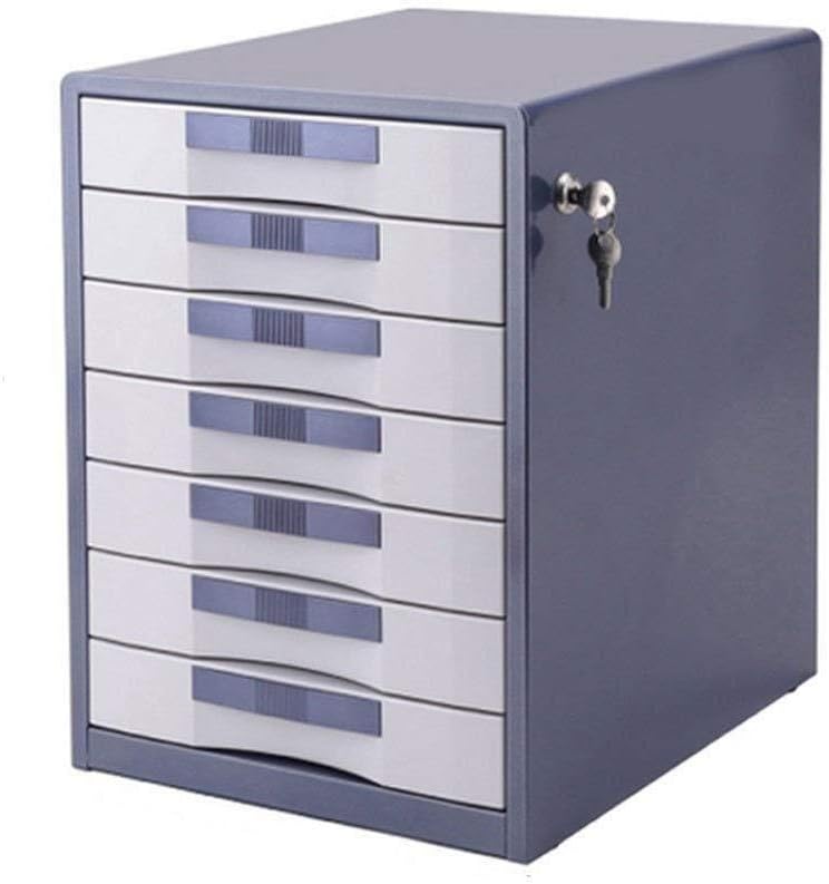 File Cabinets Office Storage Pedestal Cupboard Various Supplies Small Kitchen Cosmetic File Box Multiple Stacks Counters Metal - 30 * 35 * 41Cm
