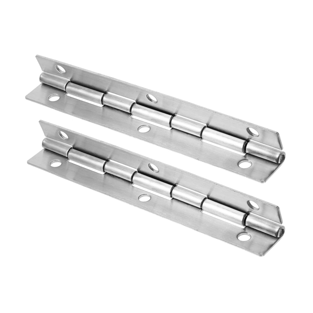 OSALADI 6 Pezzi Cerniere per Pianoforte in Acciaio Inossidabile, Argento, Supporto Continuo per Armadi e Porte, Installazione Facile