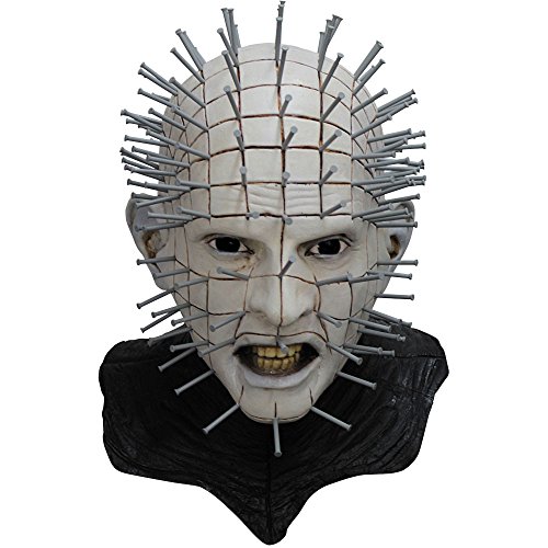 Ghoulish Productions Mens Monster Horror Hellraiser III Pinhead Mask Halloween Costume Accessory