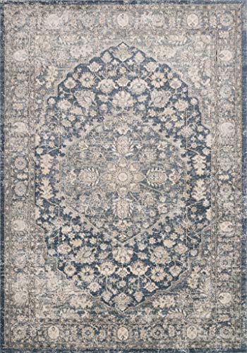 Image of Loloi Teagan Denim /Mist 6'-7 inch x 9'-2 inch Area Rug