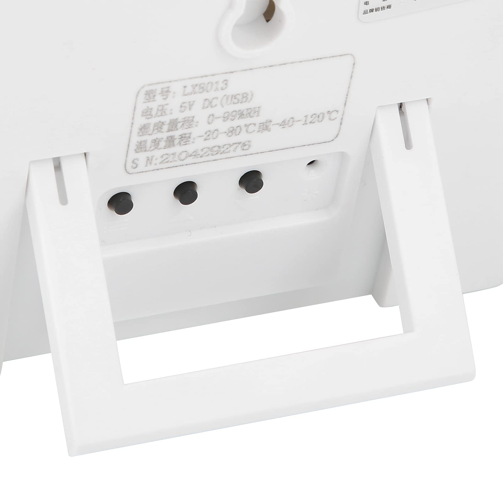 LX8013 Termómetro Electrónico Higrómetro Higrómetro de Alta Precisión Temperatura y Humedad Medidor de Humedad con Pantalla de 4.5 Pulgadas para Laboratorio Industrial Rodamientos Aleación ABS 125x90X