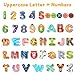 Magnetic Letters, 26 Animal Alphabet Magnets, Fun Preschool Learning Toy, Large Fridge Magnets for Spelling Games, Ideal Educational Gift for Toddlers (Uppercase Letter+Numbers)