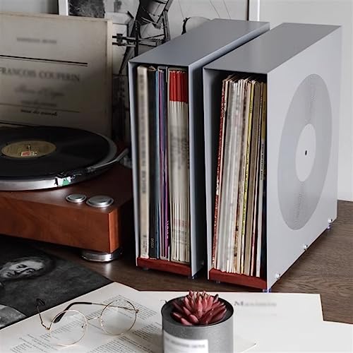 Soporte for discos de vinilo de gran capacidad con patas de acero 6