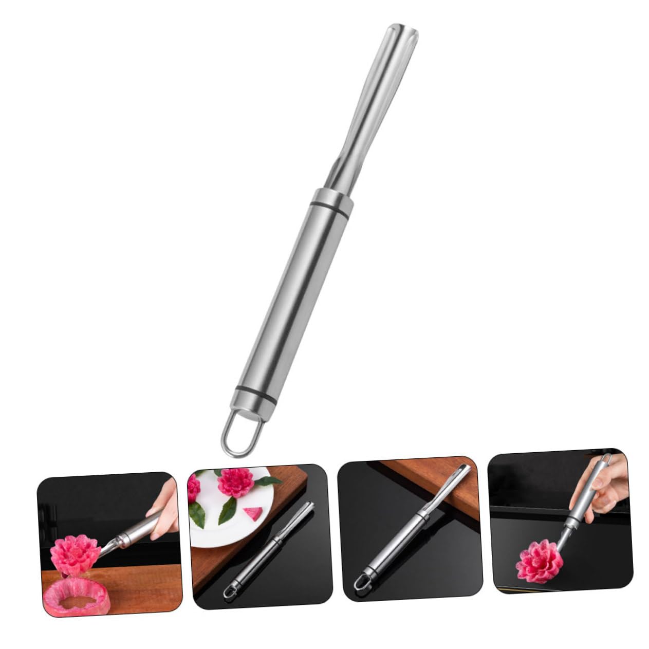 GRIRIW Kitchen Food Tool Fruit Vegetable Corer Tool Portable Fruit Easy to Use Set