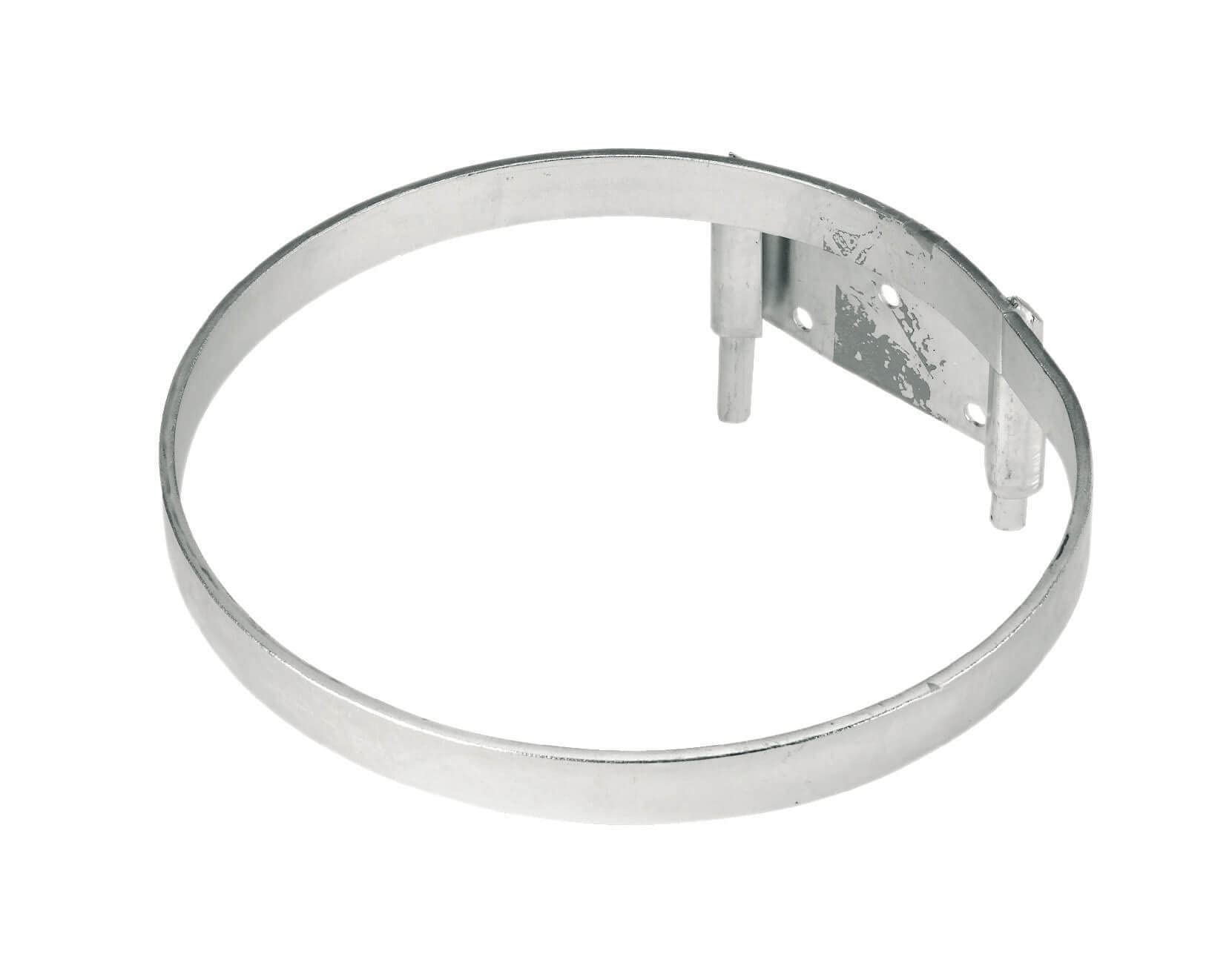 Soporte para cubo Kerbl redondo galvanizado que evita vuelcos de agua en el establo