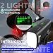 FORTRY Fahrradlicht Set StVZO,USB-C Aufladbar,IPX5 Wasserdicht (60 LUX)