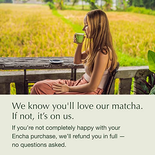 image for Encha Ceremonial Grade Matcha Powder - Organic First Harvest Japanese 