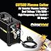 PrimeWeld 50A Air Inverter Plasma Cutter, Portable Plasma Cutting Machine, Premium and Rugged Plasma Cutter Kit, Automatic Dual Voltage 110V/220V AC with Plasma Torch, 1/2