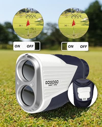Gogogo Sport Vpro ZeroIn Rechargeable Golf Range Finder with Slope 2500 Yards Magnetic Rangefinder Disc Golf 500-Yard Flag-Lock - Image 6