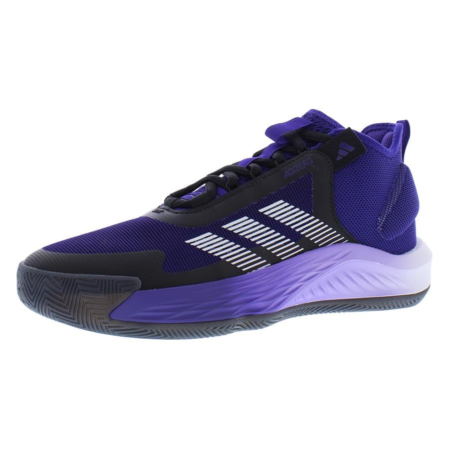 Image of adidas SM Adizero Select Team Unisex Shoes Size 13, Color: Purple /Core Black /Footwear White