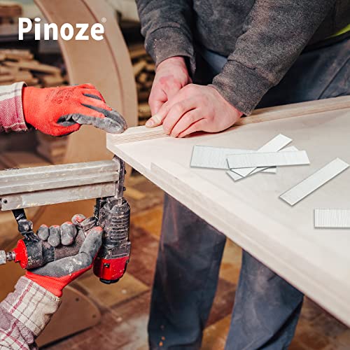 Image of PINOZE 18 Gauge Brad Nails Galvanized, 5000-Count (2 inch, 1-1 /4 inch, 1 inch, 3 /4 inch, 5 /8 Inch) 18GA Nail Gun Nails Assorted and Small Finishing Nails Assortment for Pneumatic, Electric Brad Nailer Gun