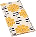 MUkitchen 100% Oversized Cotton Designer Kitchen Towel, 20 by 30-Inches, Aster Orange