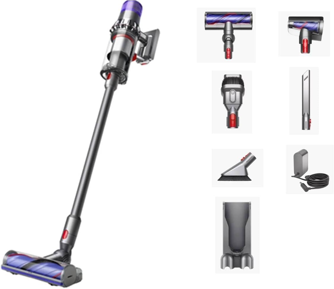 Amazon.com - Dyson V11 Origin Cordless Vacuum, Nickel/Blue (Renewed)