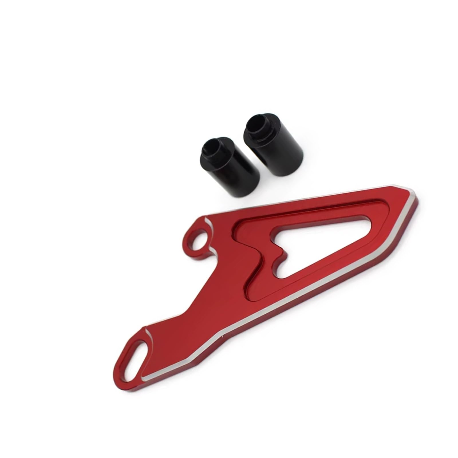 Motocicletta Del Motore Della Copertura Del Pignone Per KX125 KX250 Coperchio pignone moto | Protegge l'area della catena dagli impatti con ghiaia e dall'esposizione alla pioggia durante guida(Red)