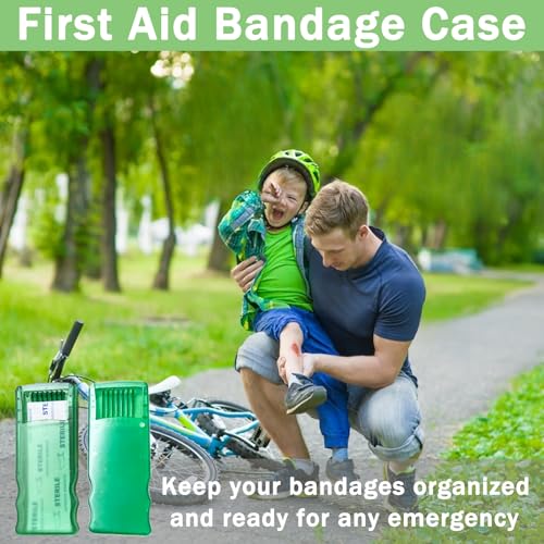 Estojo de primeiros socorros para viagem - Recipiente com suporte de faixa para suprimentos de emerg