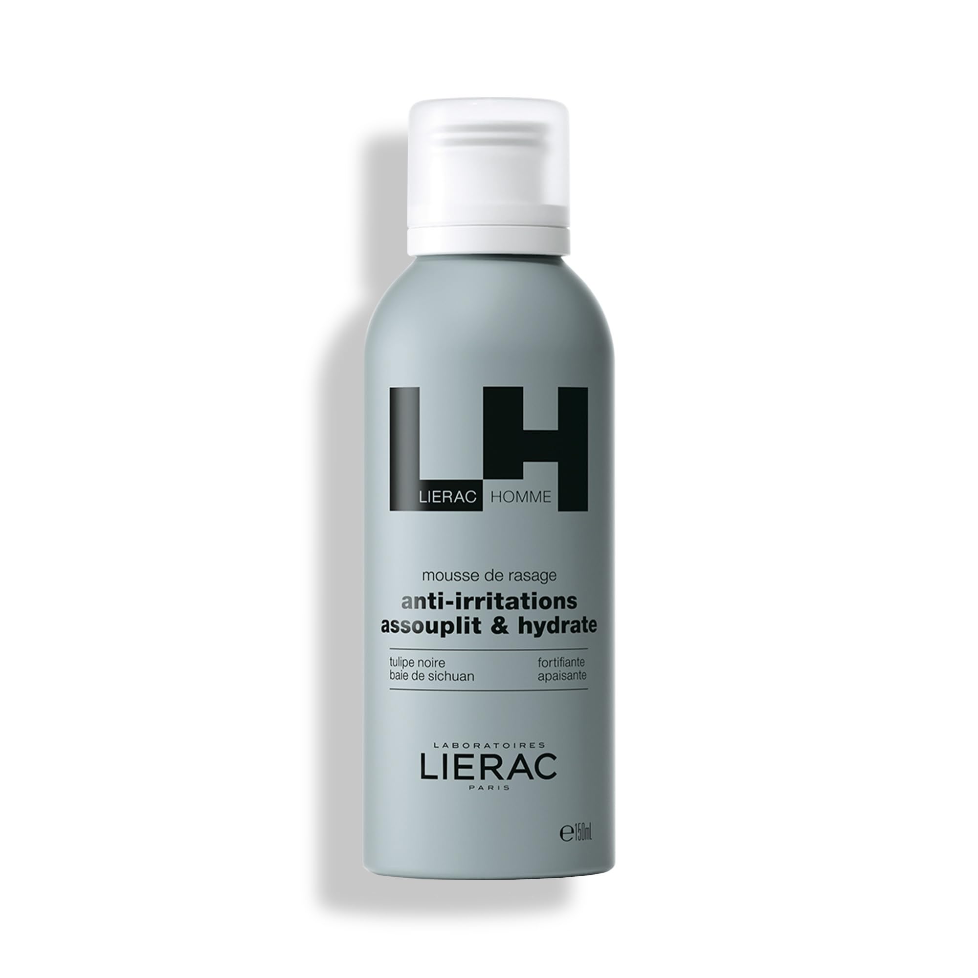 Lierac Homme - Espuma de afeitar | Mousse | Pieles delicadas | 150ml