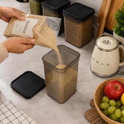 Image of Airtight Food Storage Containers Set of 6 | 1200 ML Each