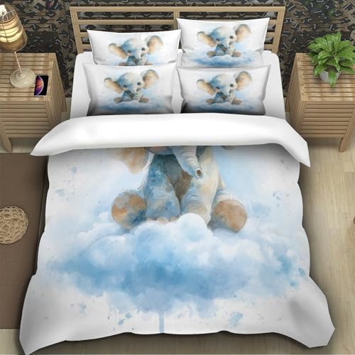 Housse de couette ange super douce contre allergies nuit - 5