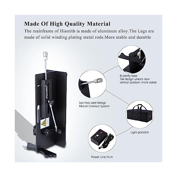 HISMITH Table Top 2.0 Premium Sexmaschine mit APP/Fernbedienung/Draht 3 in 1-Steuerung, Fickmaschine mit tragbare Tasche,Liebesmaschine mit KlicLok-System – Bild 5