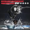 4.5 LED Auxiliary Fog Spot Light Bracket Kit Compatible With Harley Davidson Touring Electra Glide Street Glide Ultra Limited 2014-2023, Passing Lamp Housing Shell, Black