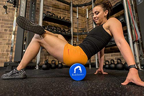 Image of Bodylastics Foam Roller (30 x 15 cms) for Deep Tissue Massage, Relief from Sore Muscles Pain, Pre & Post Exercise Fitness Workout Sessions