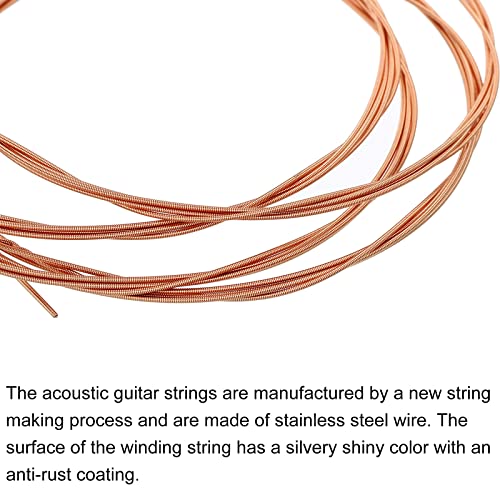 sourcing map Guitare acoustique Cordes, 85cm/2.79ft D-4th Cordes Chaude, Brillantes, Tonalités équilibrées Paquet de 10 - Les Beatles, Paul McCartney, John Lennon, RIngo Starr, George Harrison sourcing map Guitare acoustique Cordes, 85cm/2.79ft D-4th Cordes Chaude, Brillantes, Tonalités équilibrées Paquet de 10 – Image 5