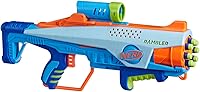 Vista 2 de Elite Junior Rookie Pack, lanzador de espuma de juguete fácil de jugar, 32 dardos Nerf Elite, 4 objetivos, Nerf Blasters para juegos al aire libre