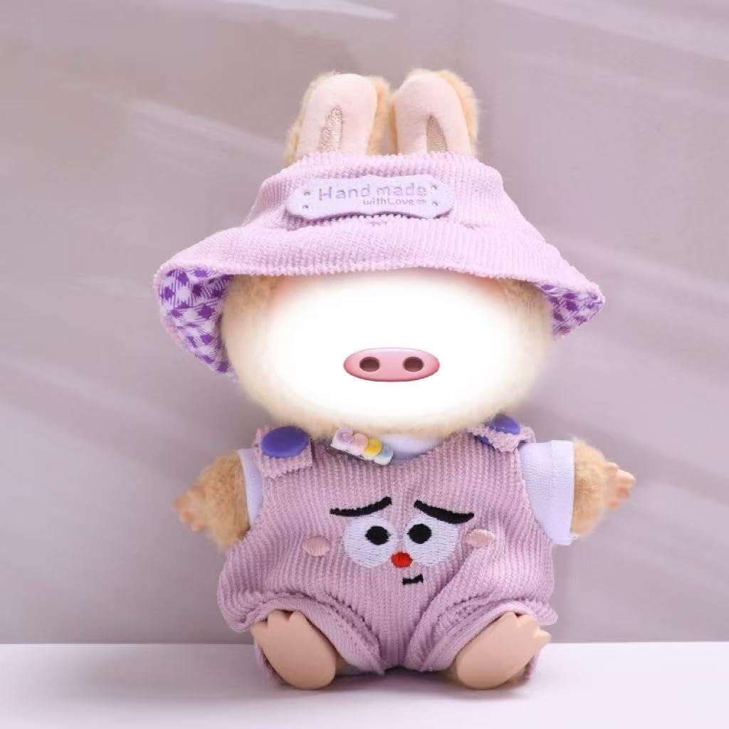 15/17cm 着せ替え服 ぬいぐるみ 服 3点セット 上着 ズボン 人形 服 ドール 服 DIY アクセサリ うんどう 可愛い ぬいぐるみ用ウェア (08)