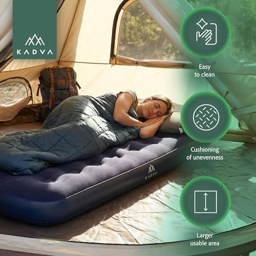 Matelas gonflable 1 personne KADVA Sinbed isolation léger compact bleu - 5