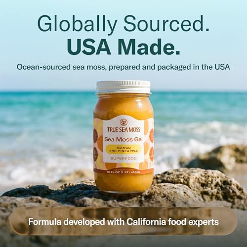 TrueSeaMoss Sea Moss Gel—Wildcrafted, Mango/Pineapple, 16 oz — view 6