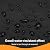 LBTING Fire Pit Cover, 22 inch Cover for 18-22 inch Round Firepit, Waterproof Windproof Dustproof UV-Resistant Heavy Duty Cover for Outdoor Patio Firepit Table - Black