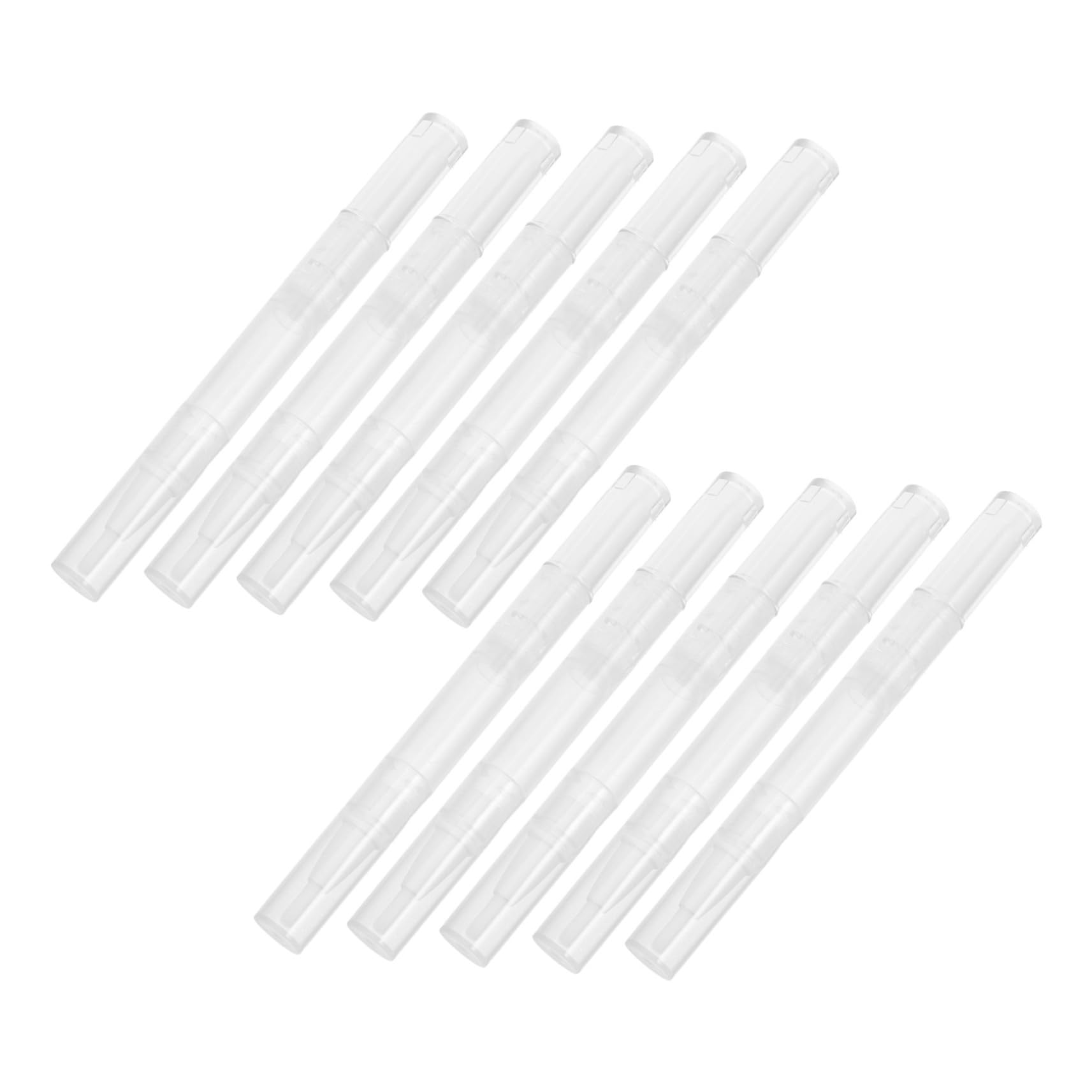 40 Pezzi Penna per Cuticole Ricaricabile Trasparente per Unghie Applicatore Twist per Personalizzata e Applicazione Precisa