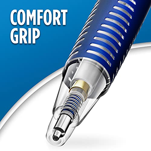 Image of Paper Mate Clearpoint Mechanical Pencils with Break-Resistant 0.7mm Lead, Comfort Grip and Eraser, Dark Blue, 12 Count