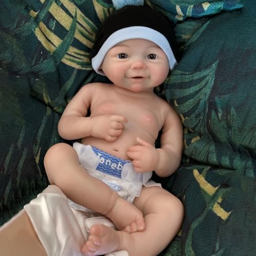 Muñeca Reborn de Silicona 18 Pulgadas Realista Niña miniatura 2