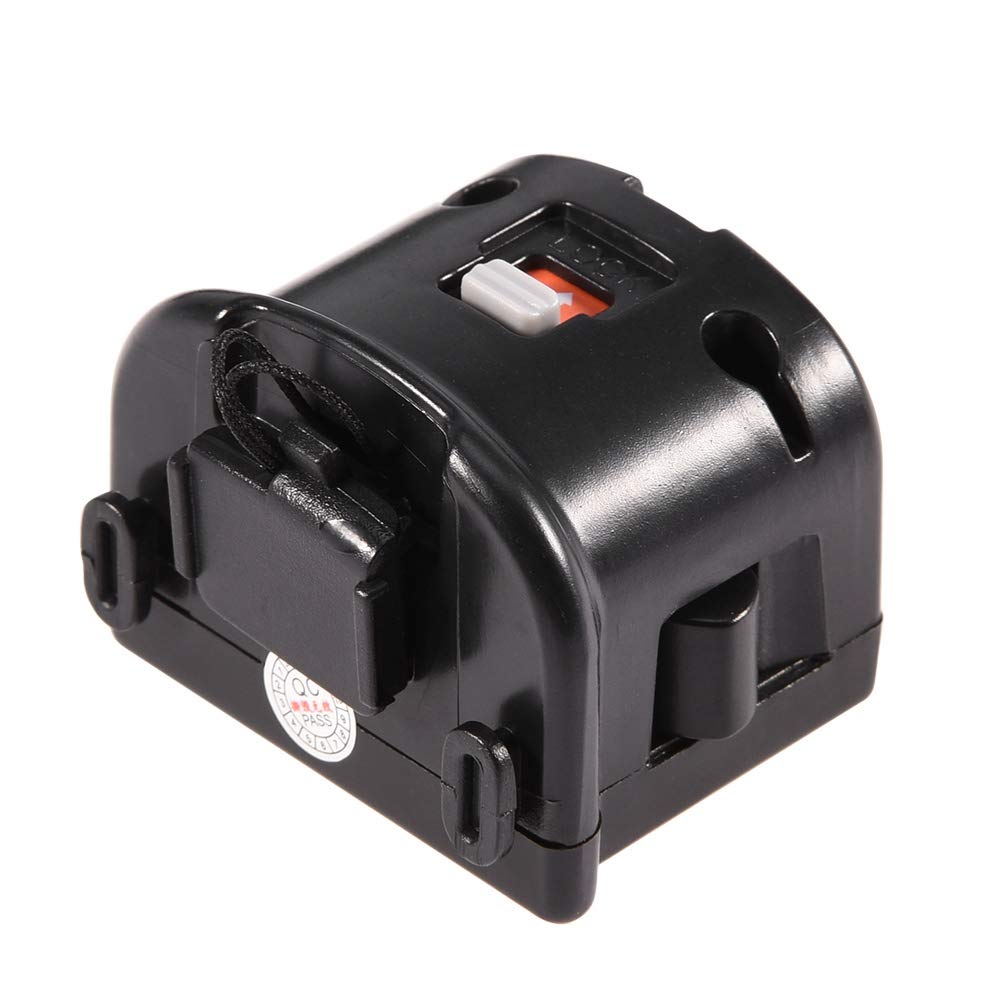 PUSOKEI Adattatore Motion Plus, Acceleratore con Custodia in Silicone, Controller Sensore Motion Plus Esterno per Telecomando , Plug And Play(Nero)