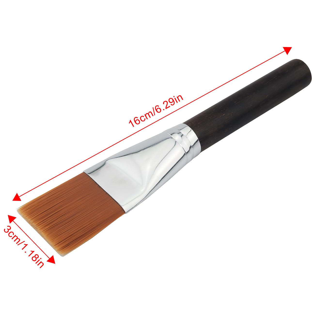 FMHXG 2PCS Ebony Brush Flat Brush Brush Sandalwood Teapot Sweep Brush Tea Ceremony Tea Accessories Length 6.7 inches Guitar Cleaning Brush High End Brush Musical Instrument Cleaning Tools