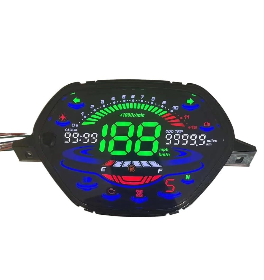 Tachimetro Digitale Per Wave Per Al&pha 100 EX5 Per Class1 CX DX Motocicletta Contachilometri Tachimetro Contagiri Digitale Completo