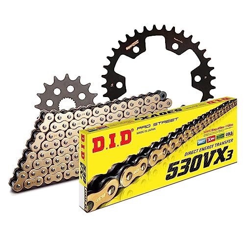 Chaîne DID 530VX3/112 Renforcée avec Attache Rivet Bombardier DS 650