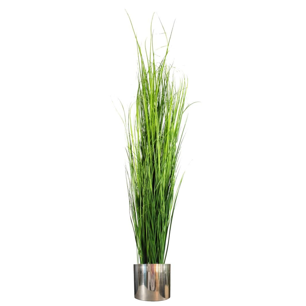 Leaf Design UK Realistic Artificial Grass Plant with Pot