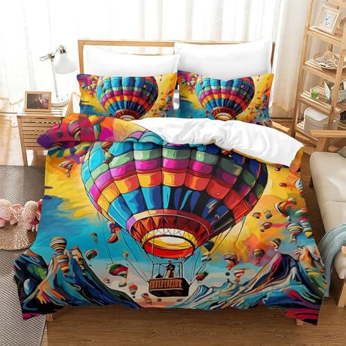 Parure de lit avec fermeture éclair pratique et microfibre ultra douce 3D - 2