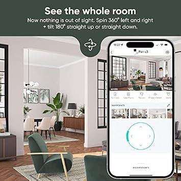 WYZE Cam Pan v3, Indoor/Outdoor Security Camera with 360 Pan/Tilt/Zoom