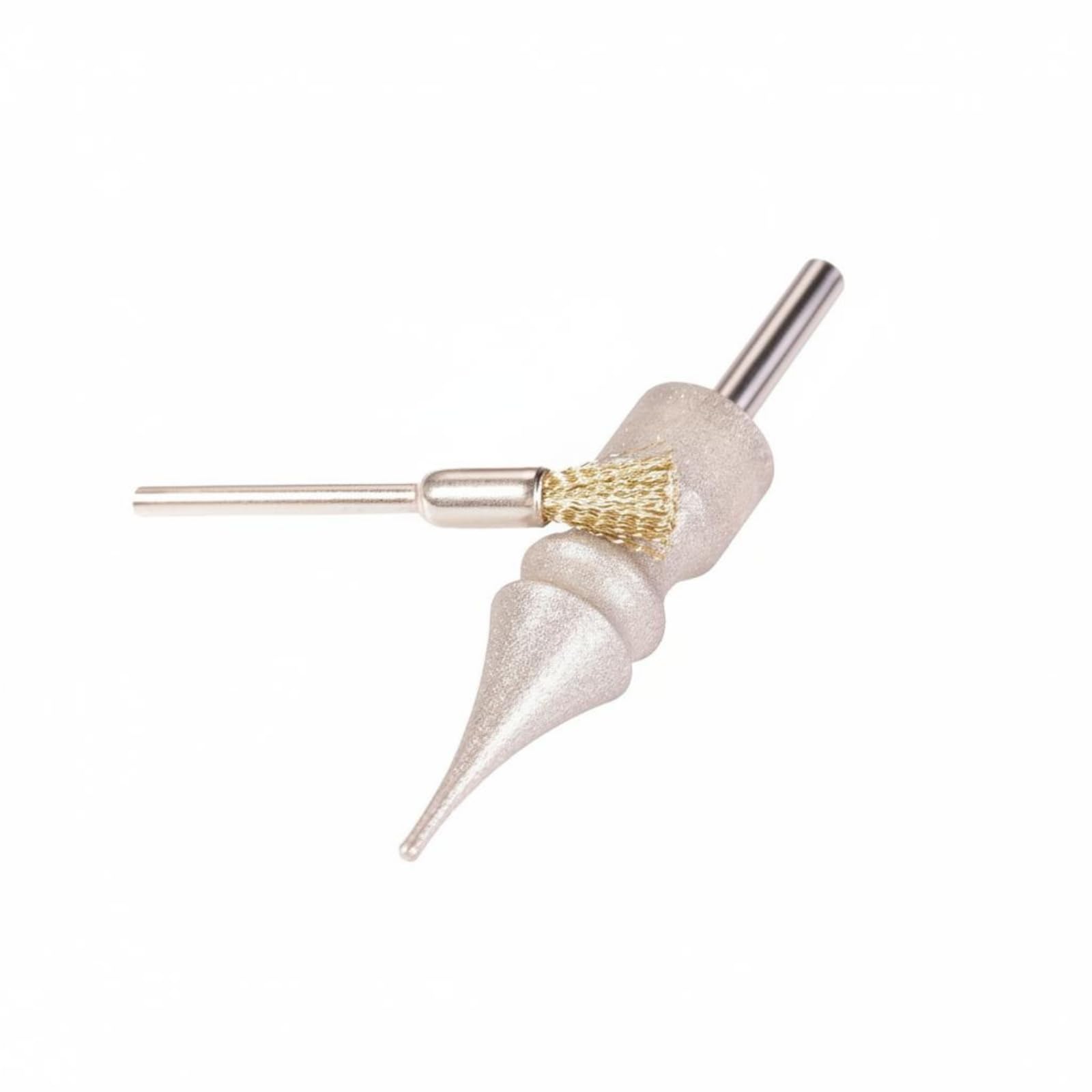 Enakshi® Fast Material Removal Metal Sanding Head Stainless Steel Shaft Leather Polishing Bit DIY Friendly Grinding Bit Professional Results for Craft Room, Workshop, Grinding Rod W Brush-image-49